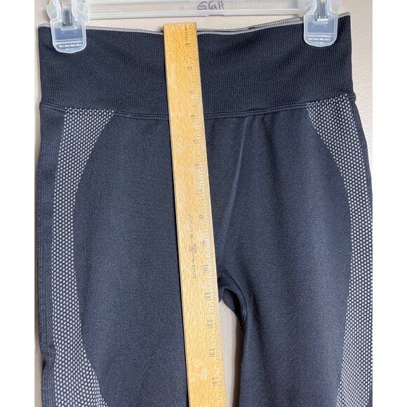 Victoria's Secret Pink Active Leggings Black Gray Compression Activewear Women M - Picture 6 of 7